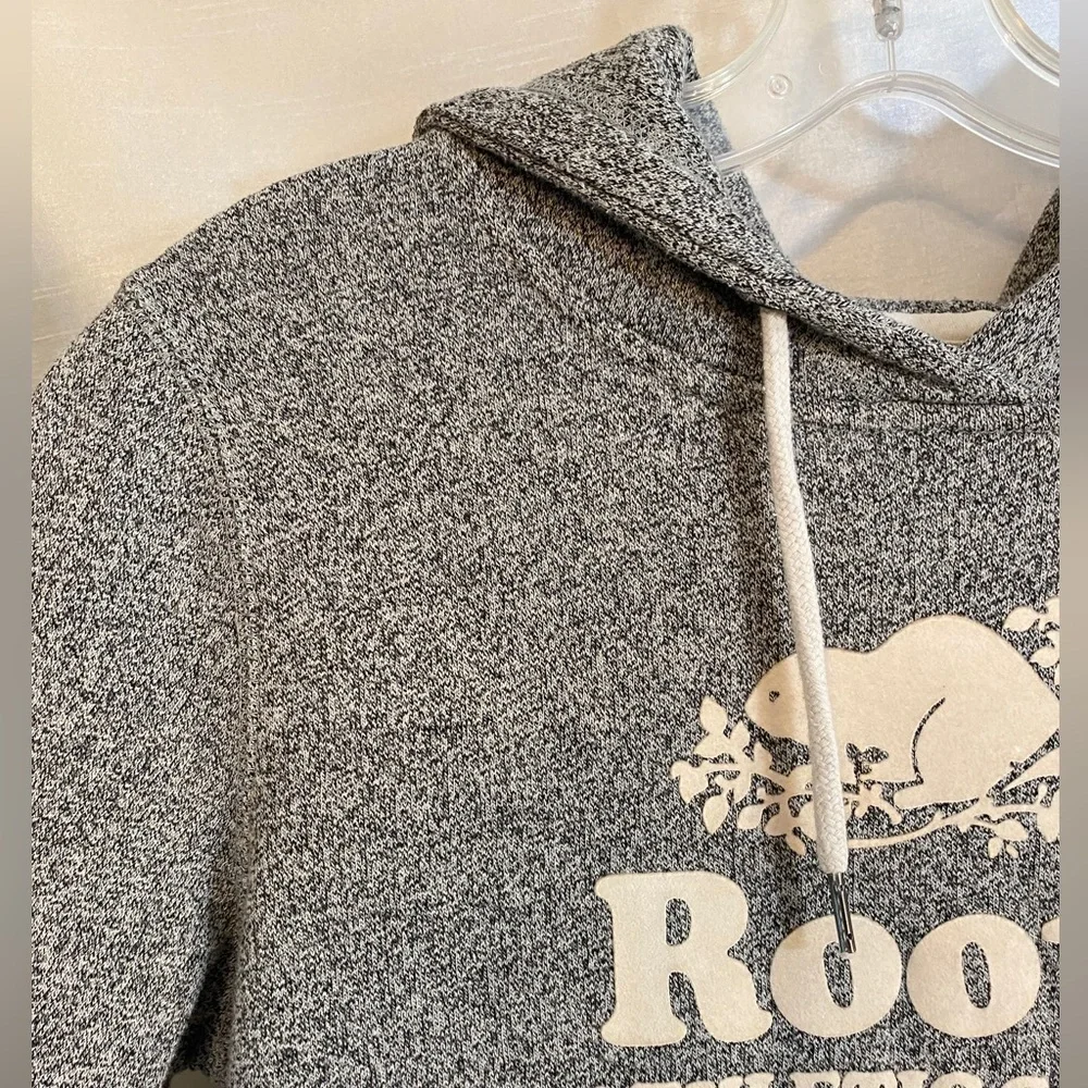 Roots 73 Salt and Pepper  Kanga Pull Over Hoodie Adult Med - Picture 4 of 9